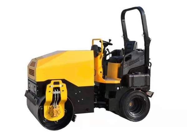 3噸前鋼后膠壓路機